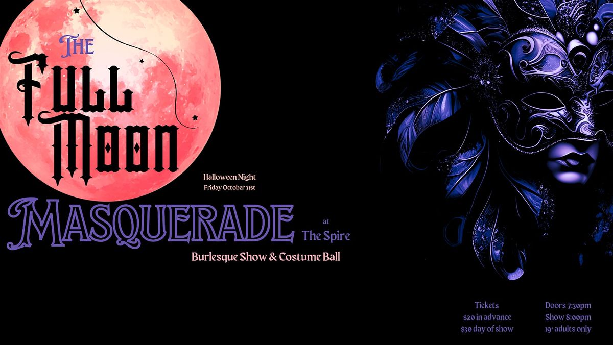 FULL MOON MASQUERADE 2025, 31 October | Event in Kingston | AllEvents