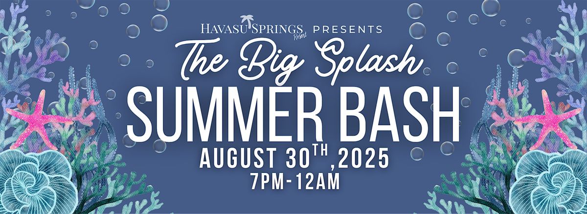 The Big Splash Summer Bash, 30 August | Event in Parker | AllEvents