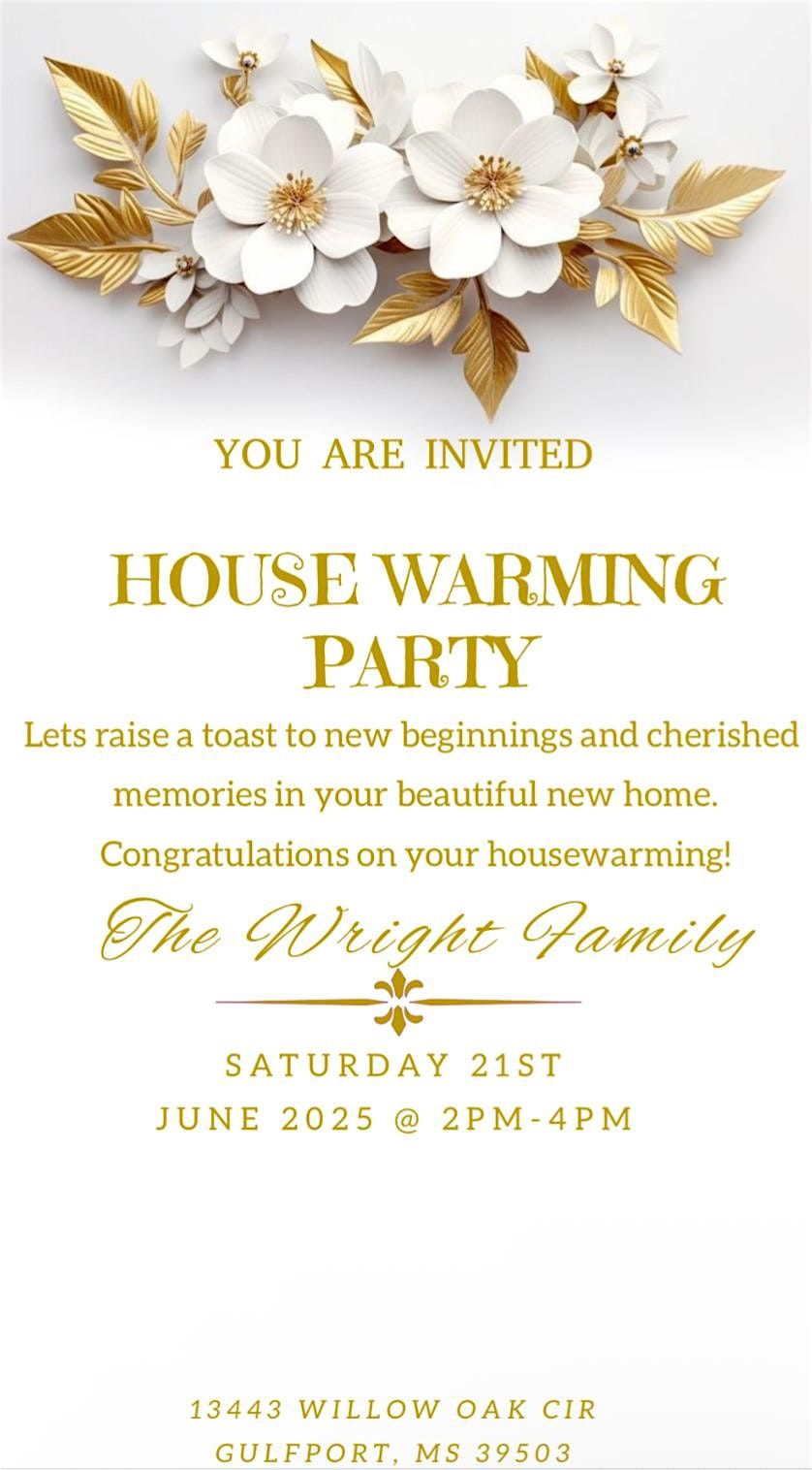 House Warming, 22 June | Event in Gulfport | AllEvents