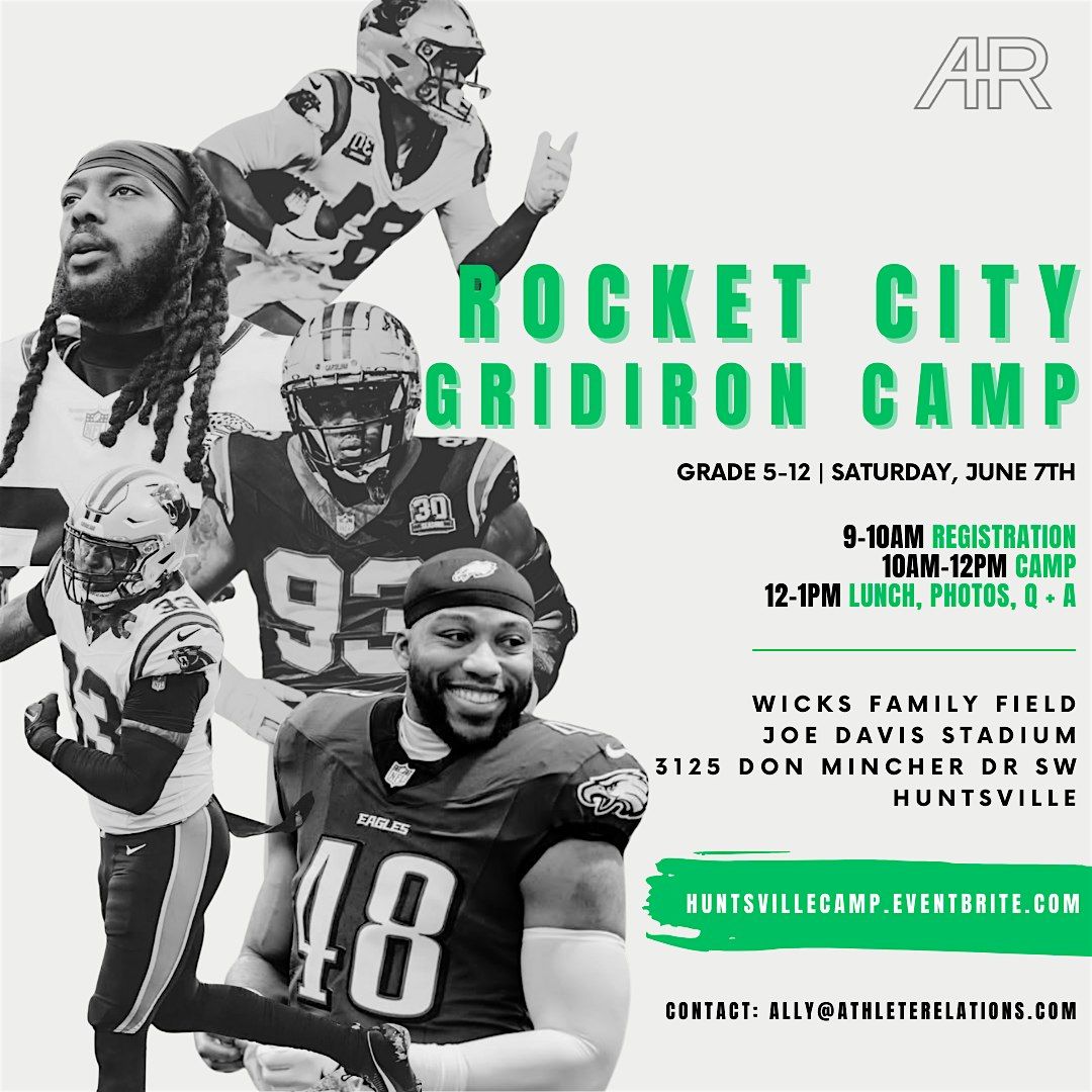 Rocket City Gridiron Camp, 7 June | Event in Huntsville | AllEvents