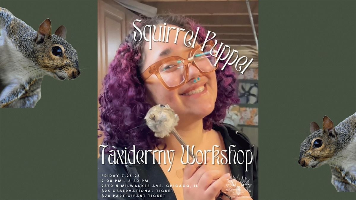 DIY Squirrel Puppet Workshop, 25 July | Event in chicago | AllEvents