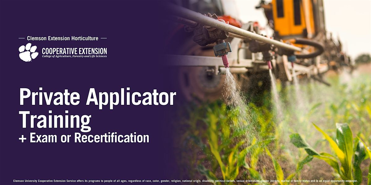 Private Applicator Training + Exam or Recertification, 15 September | Event in Lexington | AllEvents