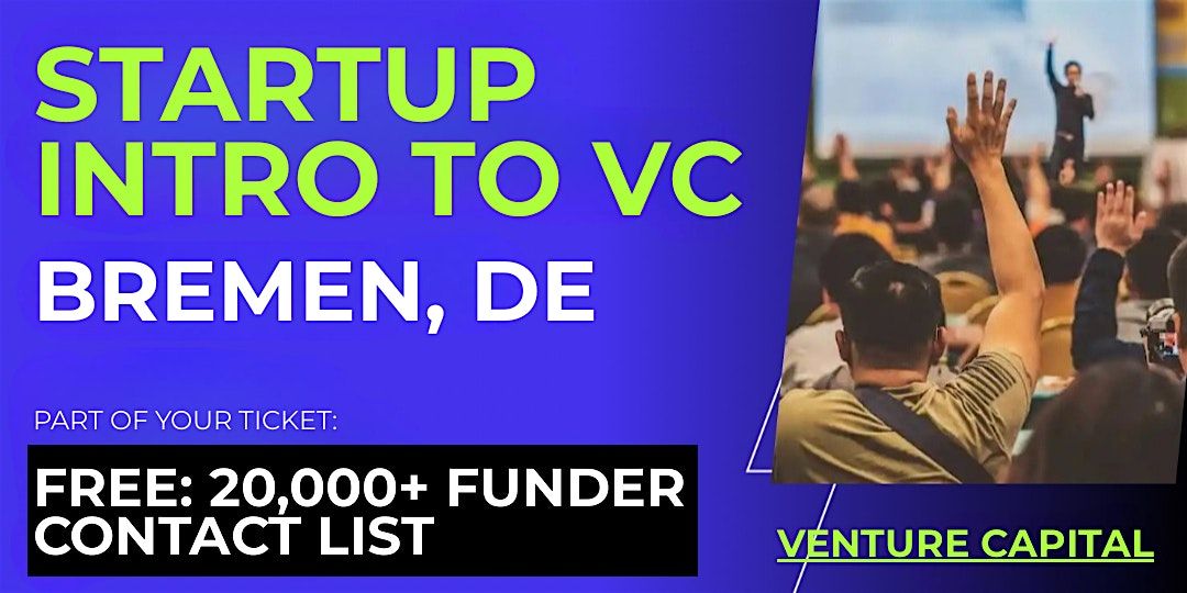 Startup Intro to VC: Guide for Bremen Owners | Event in Bremen | AllEvents