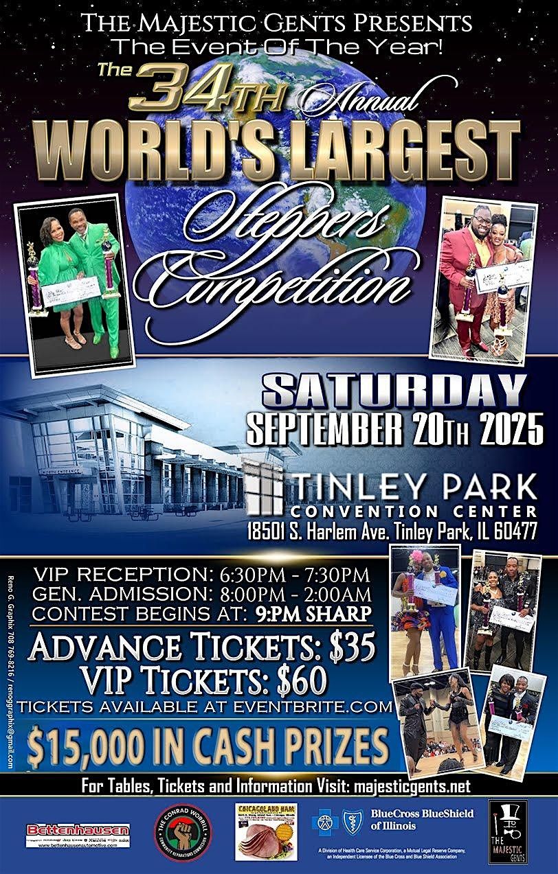 34th annual world largest steppers competition, 20 September | Event in Tinley Park | AllEvents
