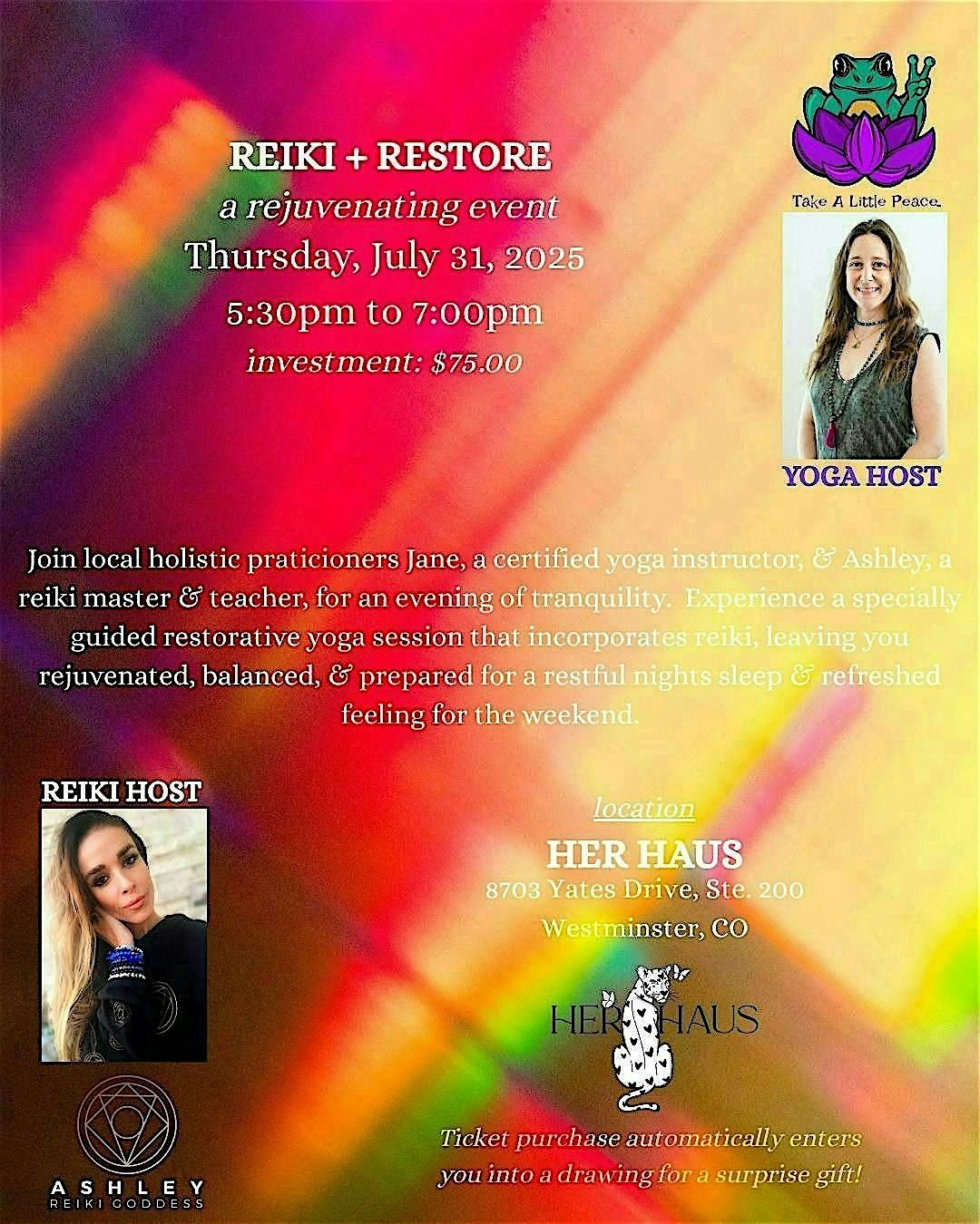 Reiki & Restore, 31 July | Event in Westminster | AllEvents