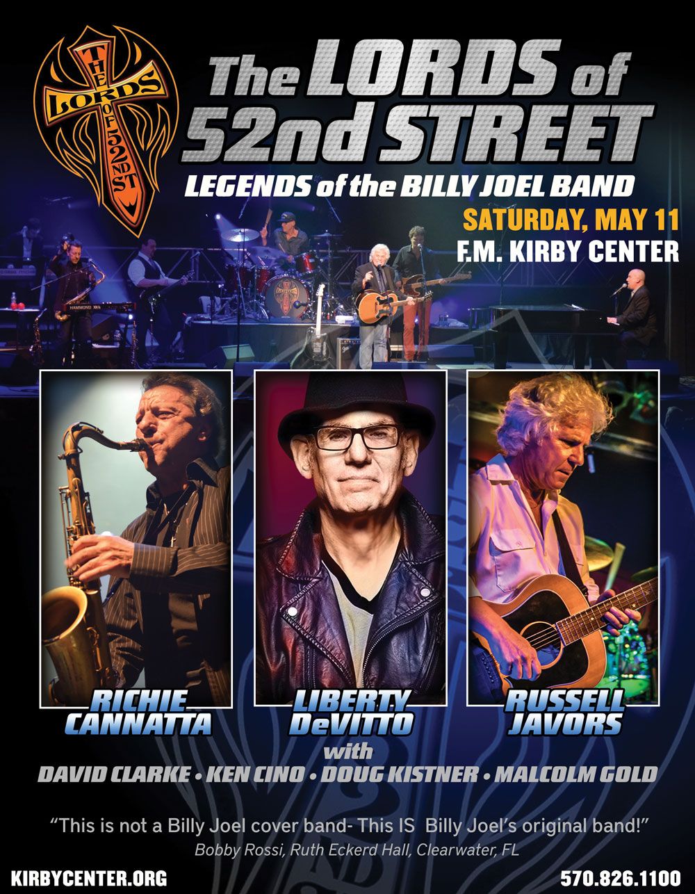 The Lords of 52nd Street at Nancy and David Bilheimer Capitol Theatre, 17 October | Event in Clearwater | AllEvents