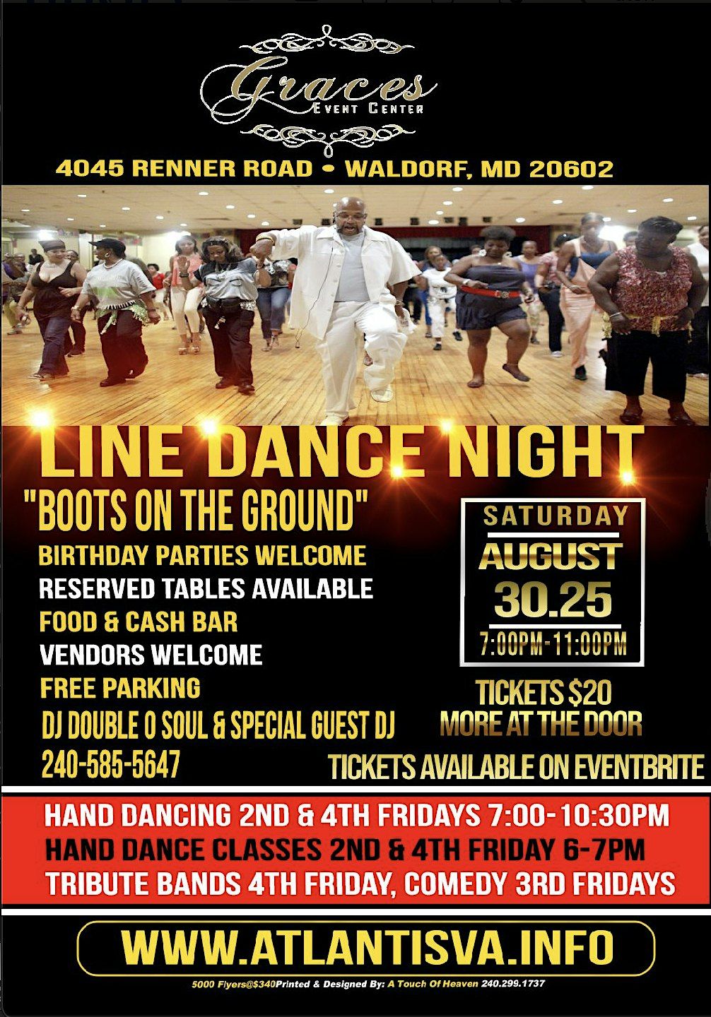 "Boots on the Ground Line Dance Night, Sat. Aug. 30 | Event in Waldorf | AllEvents