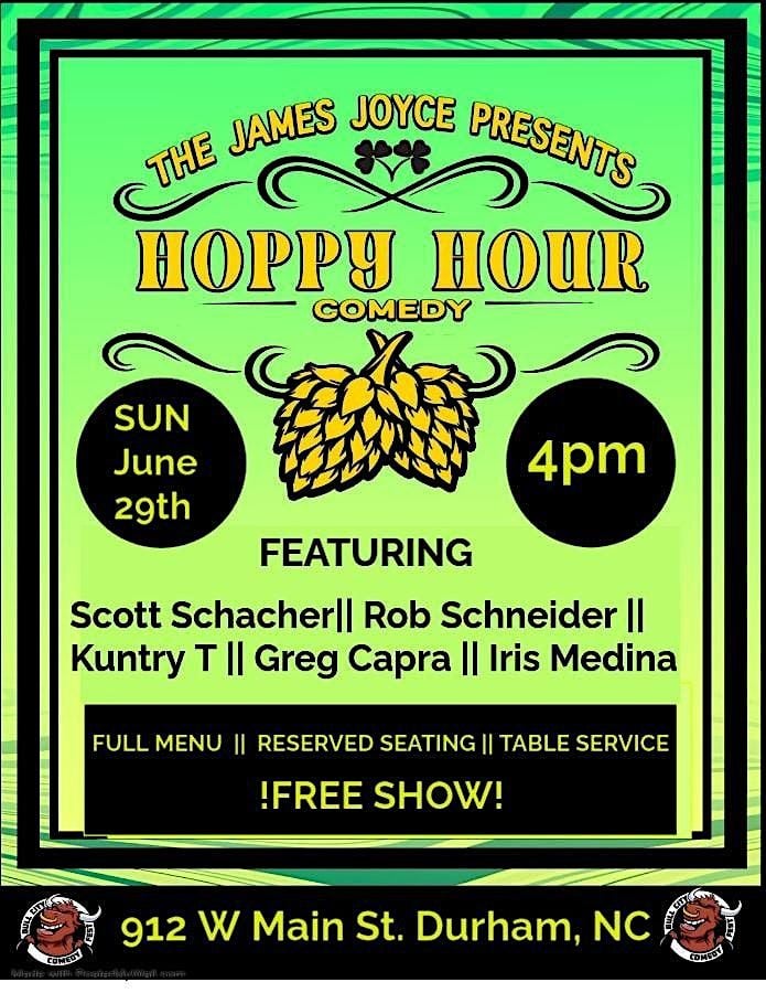 Comedy Brunch at The James Joyce: Hoppy Hour Edition!, 29 June | Event in Durham | AllEvents