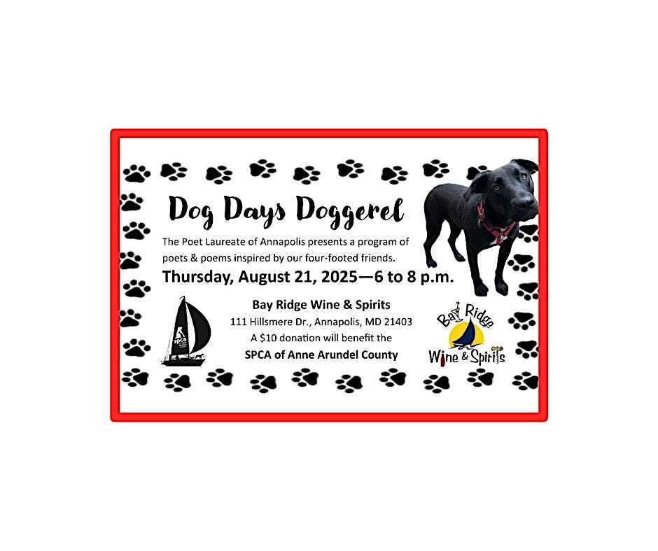 Dog Days Doggerel | Event in Annapolis | AllEvents
