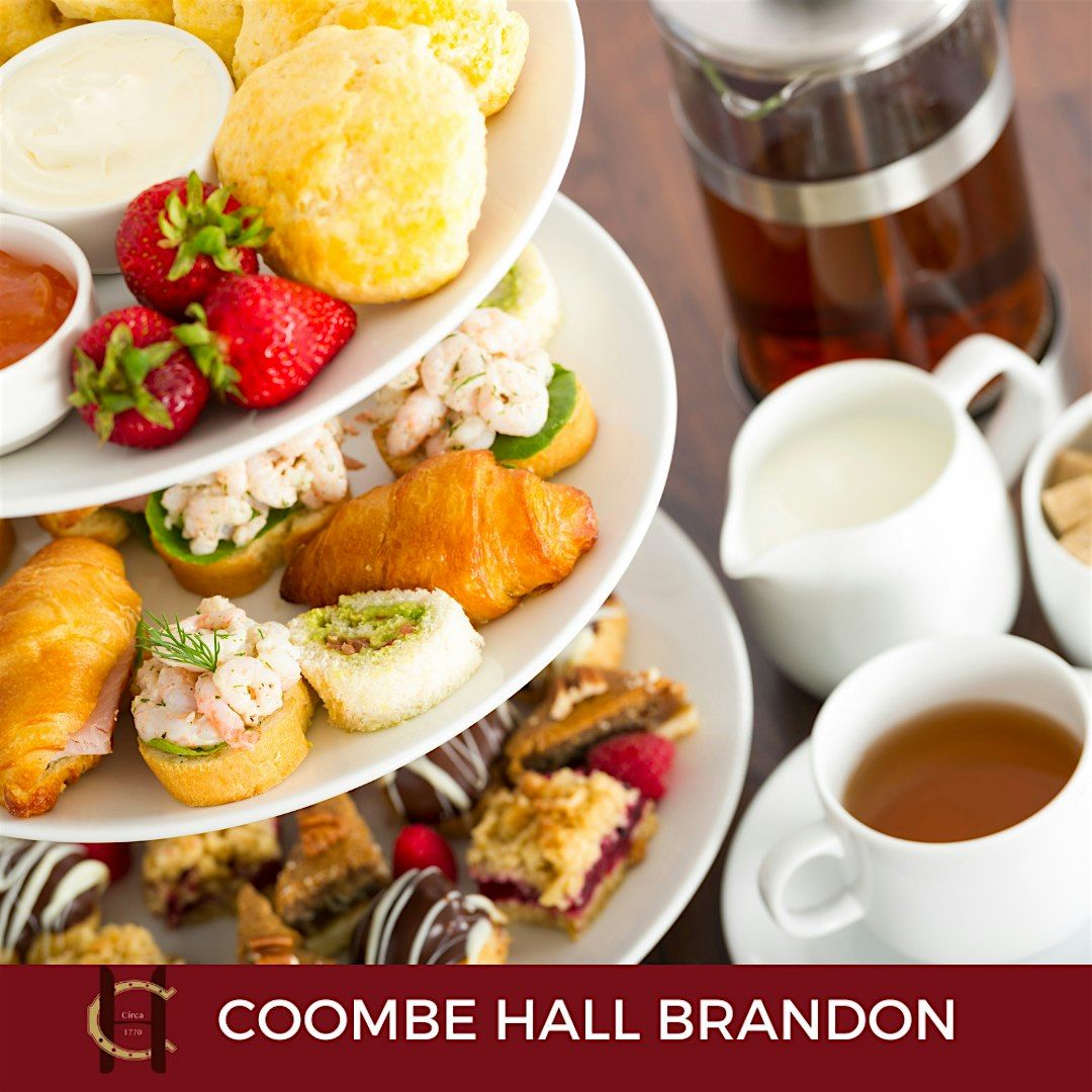 Coombe Hall Afternoon Tea - August 2025, 2 August | Event in Brandon | AllEvents