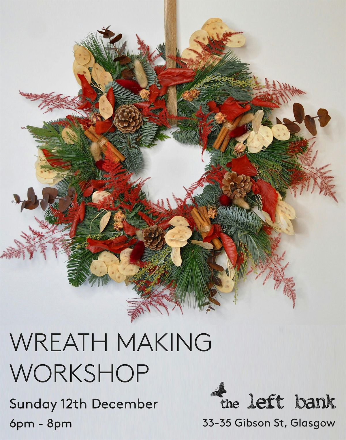 Christmas Wreath Workshop, 29 November | Event in Glasgow | AllEvents