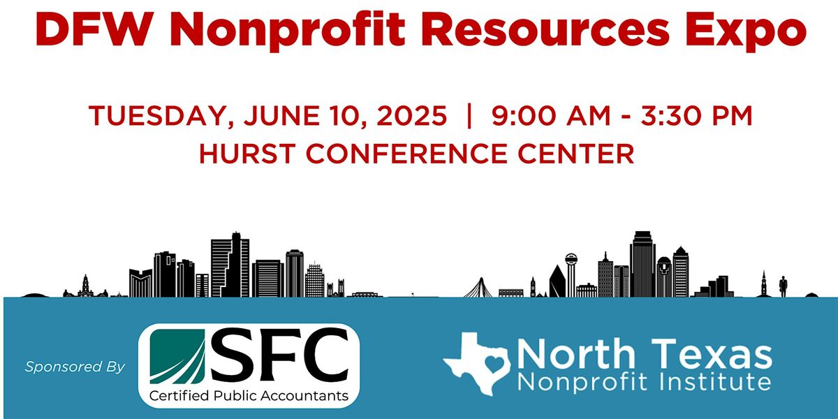 Nonprofit Resources Expo, 10 June | Event in Hurst | AllEvents
