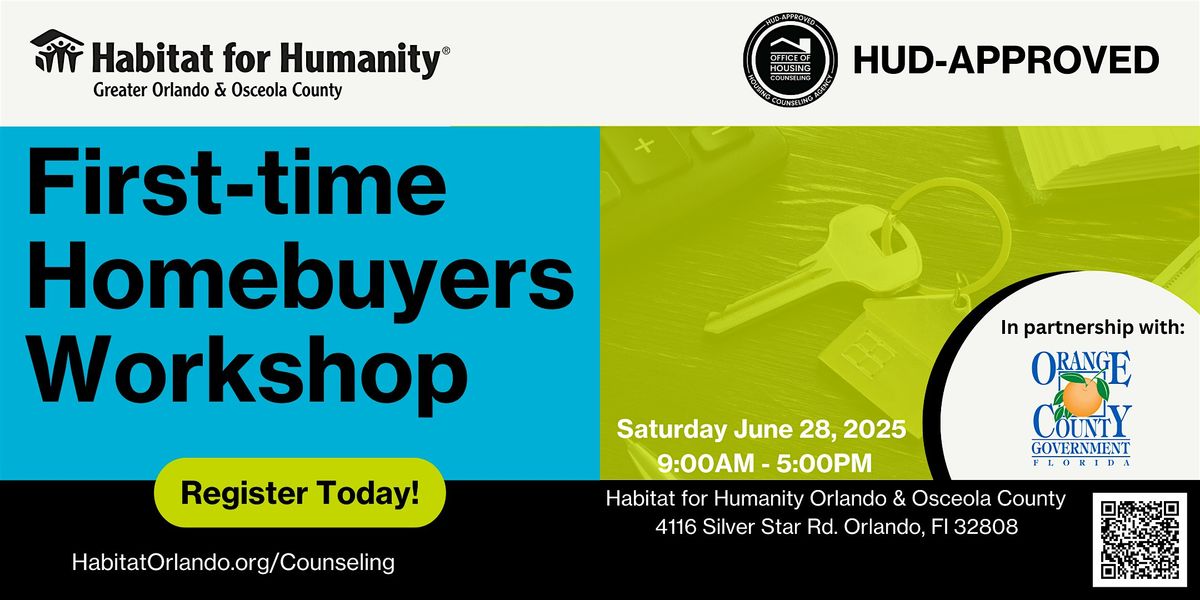 Orange County Certified First-time Homebuyer Workshop (8-Hours), 28 June | Event in Orlando | AllEvents