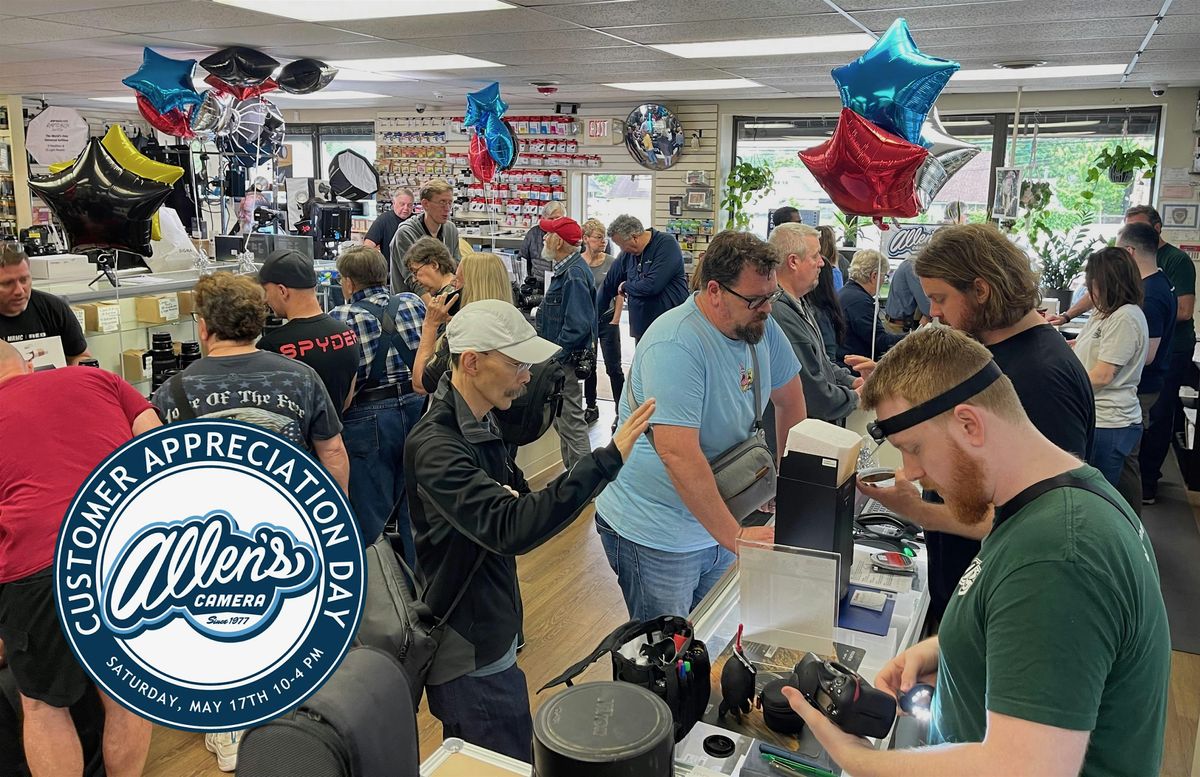 Allen's Camera Customer Appreciation Event | Event in Levittown | AllEvents