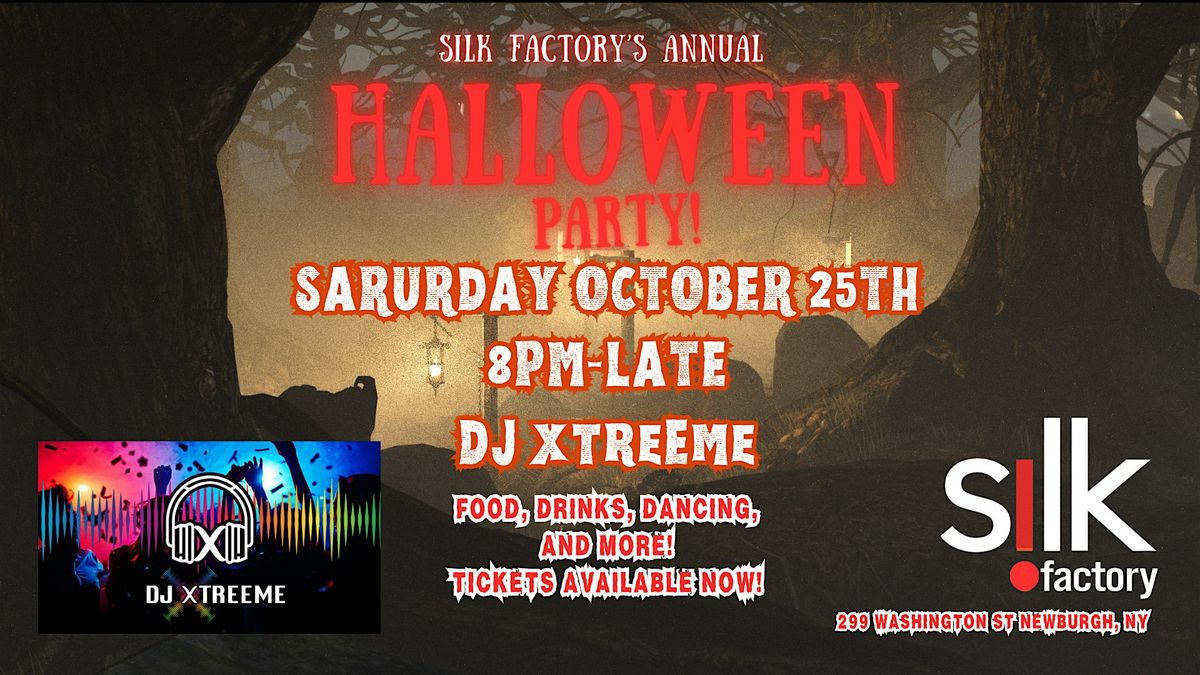 SILK FACTORY'S ANNUAL HALLOWEEN PARTY, 25 October | Event in Newburgh | AllEvents