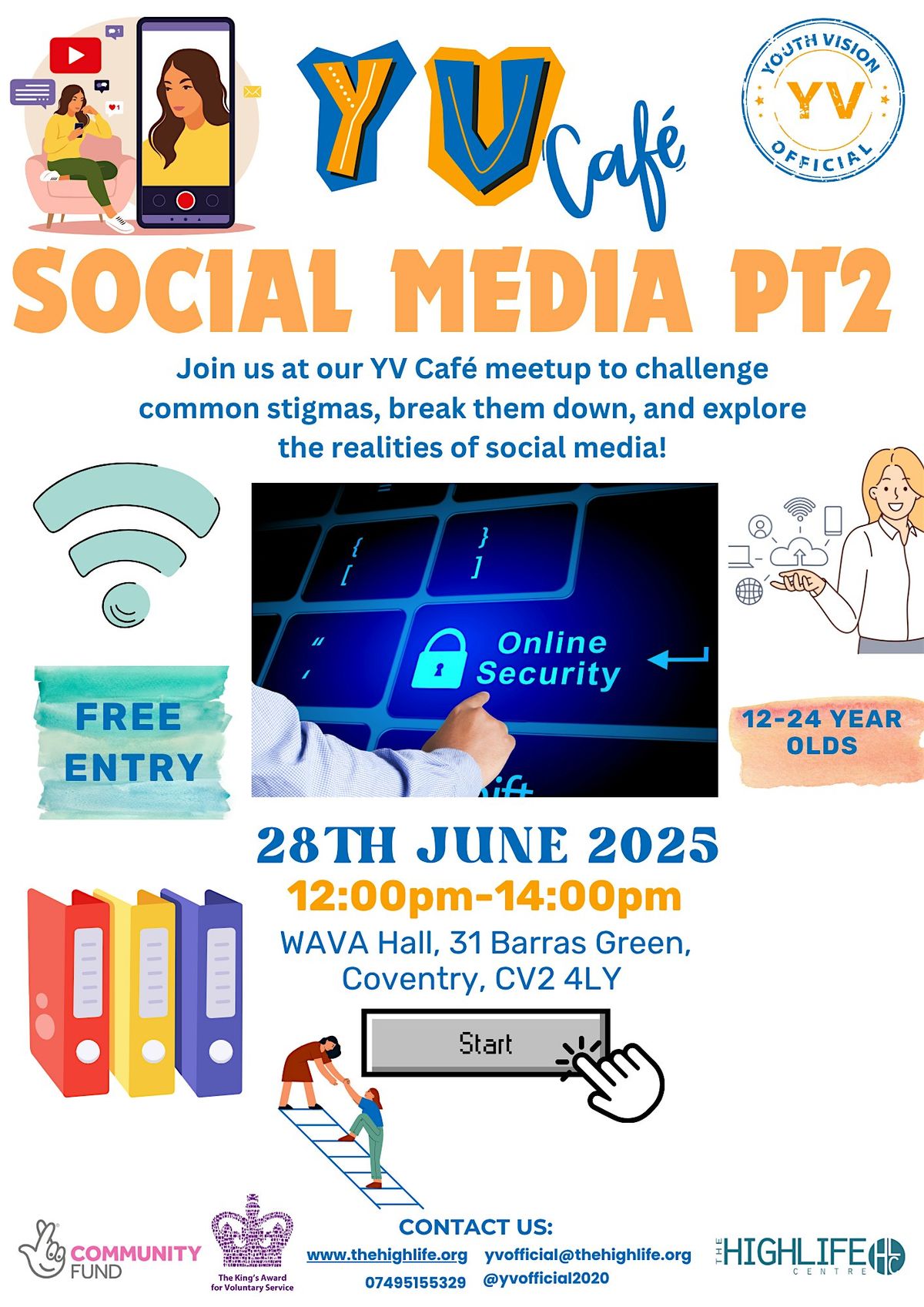 YV Café Social Media Part 2, 28 June | Event in Coventry | AllEvents