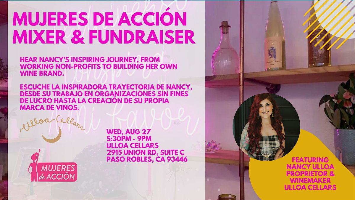 Mujeres de Acción Mixer & Fundraiser, 27 August | Event in Paso Robles | AllEvents