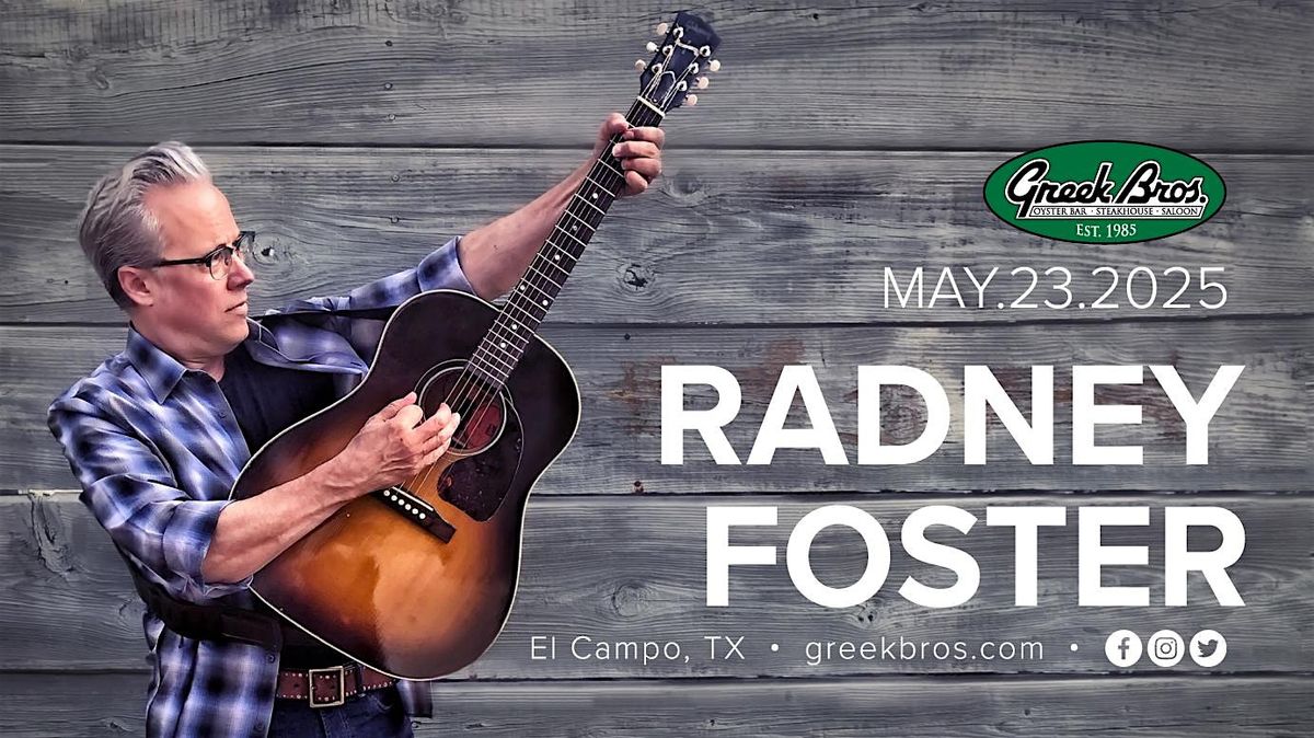 Radney Foster, 23 May | Event in El Campo | AllEvents