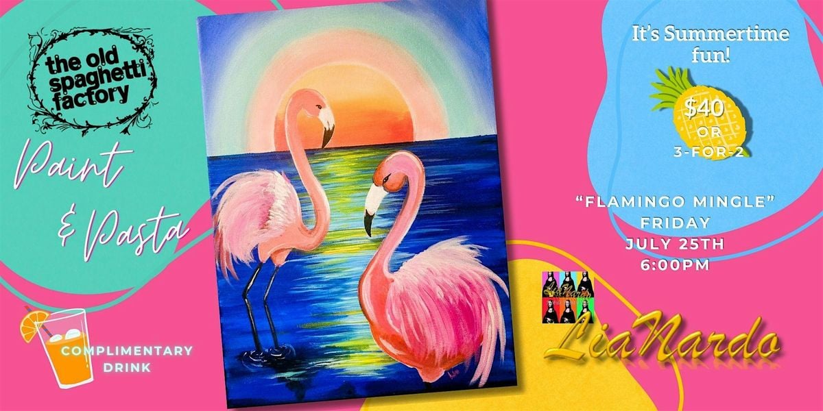 Paint & Pasta with LiaNardo Mobile Paint & Sip, 25 July | Event in Rancho Cucamonga | AllEvents