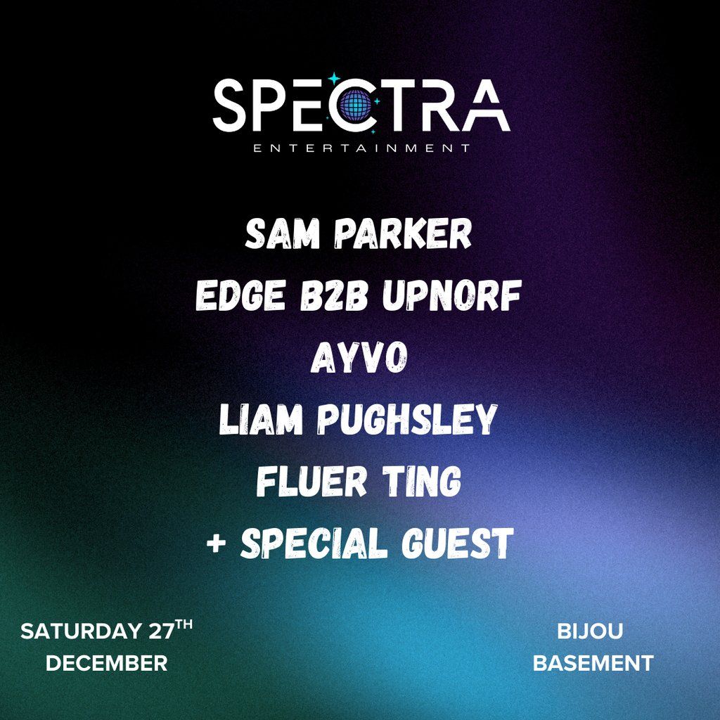 Spectra Pop Up @ Bijou, 27 December | Event in Peterborough | AllEvents