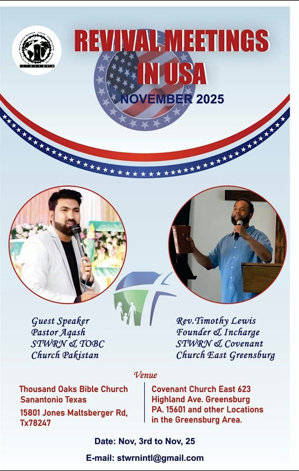 STWRN-PAK “Revival Meetings USA”, 1 November | Event in Greensburg | AllEvents