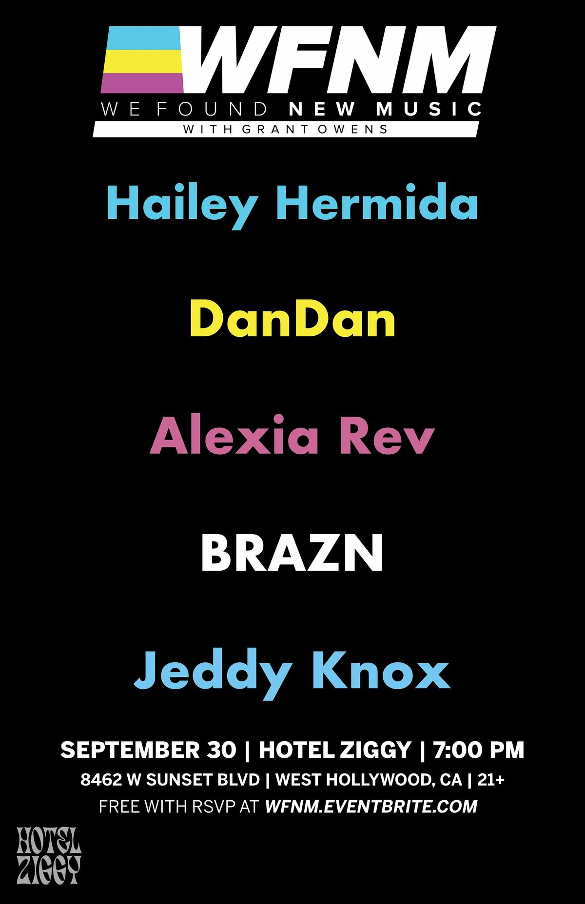 Hailey Hermida,   DanDan,  Alexia Rev,   BRAZN,  Jeddy Knox, 30 September | Event in West Hollywood | AllEvents