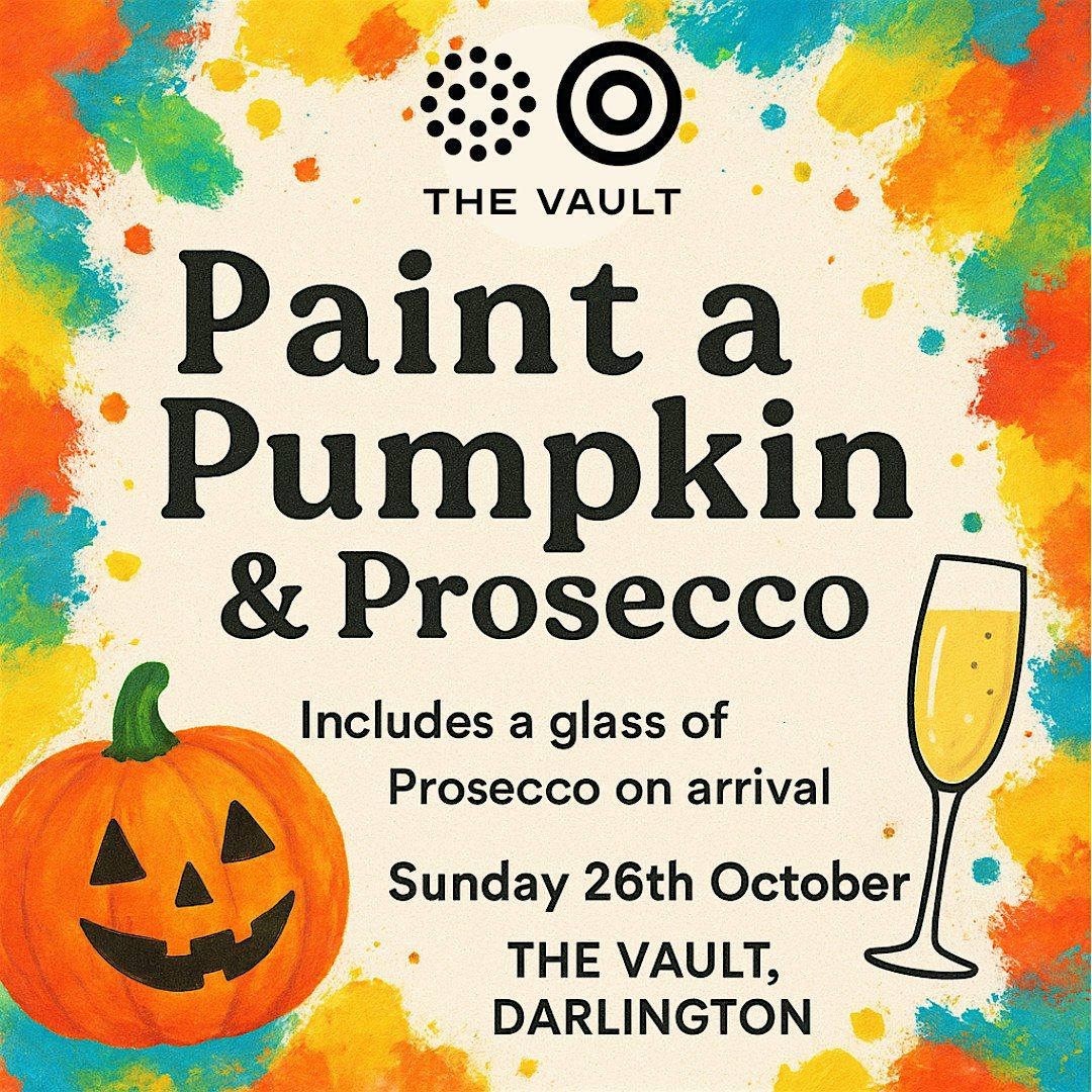 Paint a Pumpkin & Prosecco, 26 October | Event in Yarm | AllEvents
