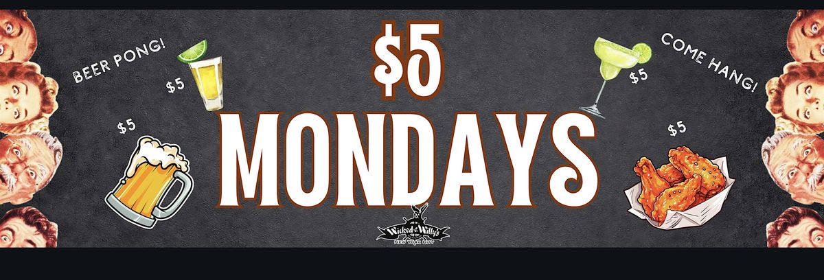 $5 Manic Mondays | Event in New York | AllEvents