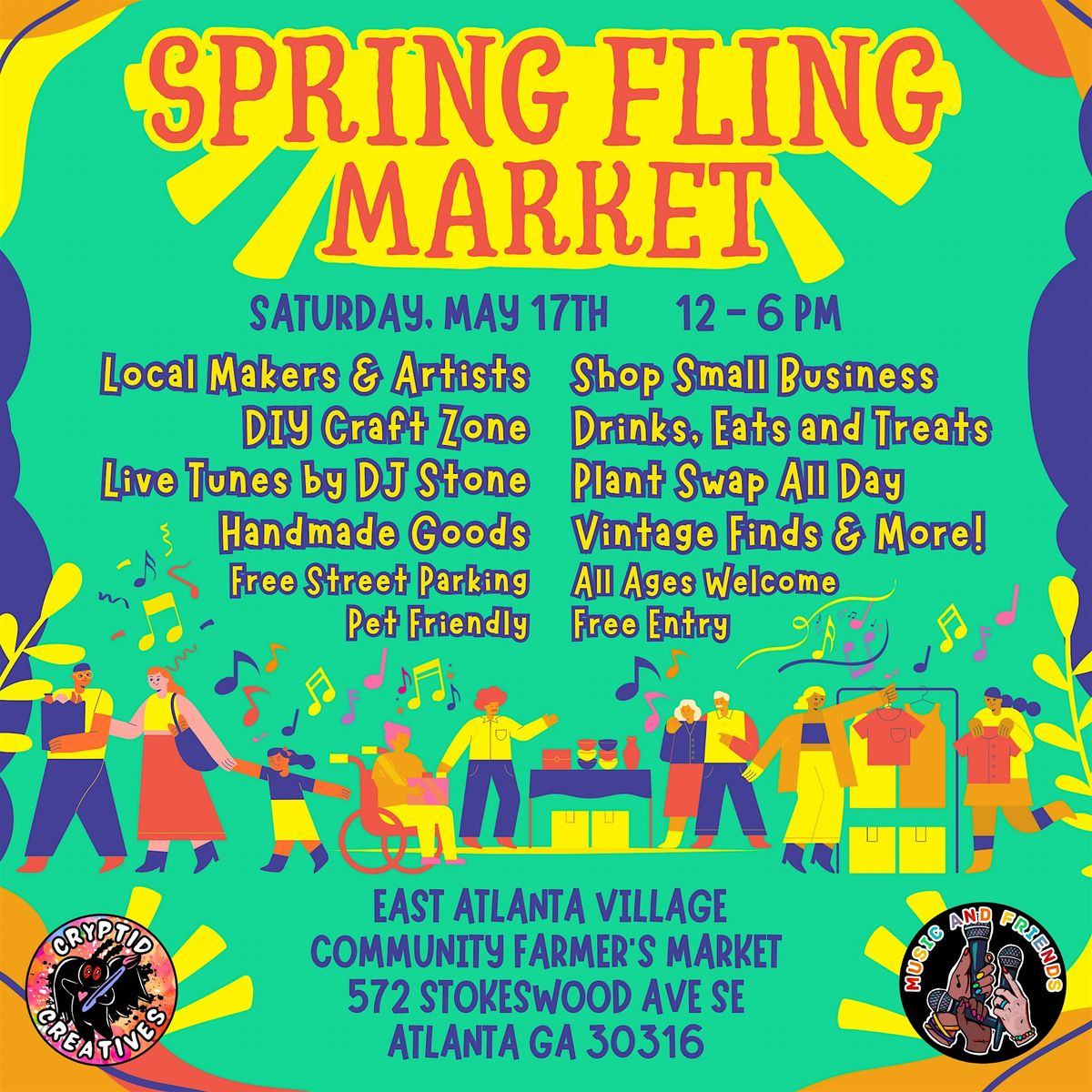 Spring Fling: Maker’s Market, Music and More!, 17 May | Event in Atlanta | AllEvents