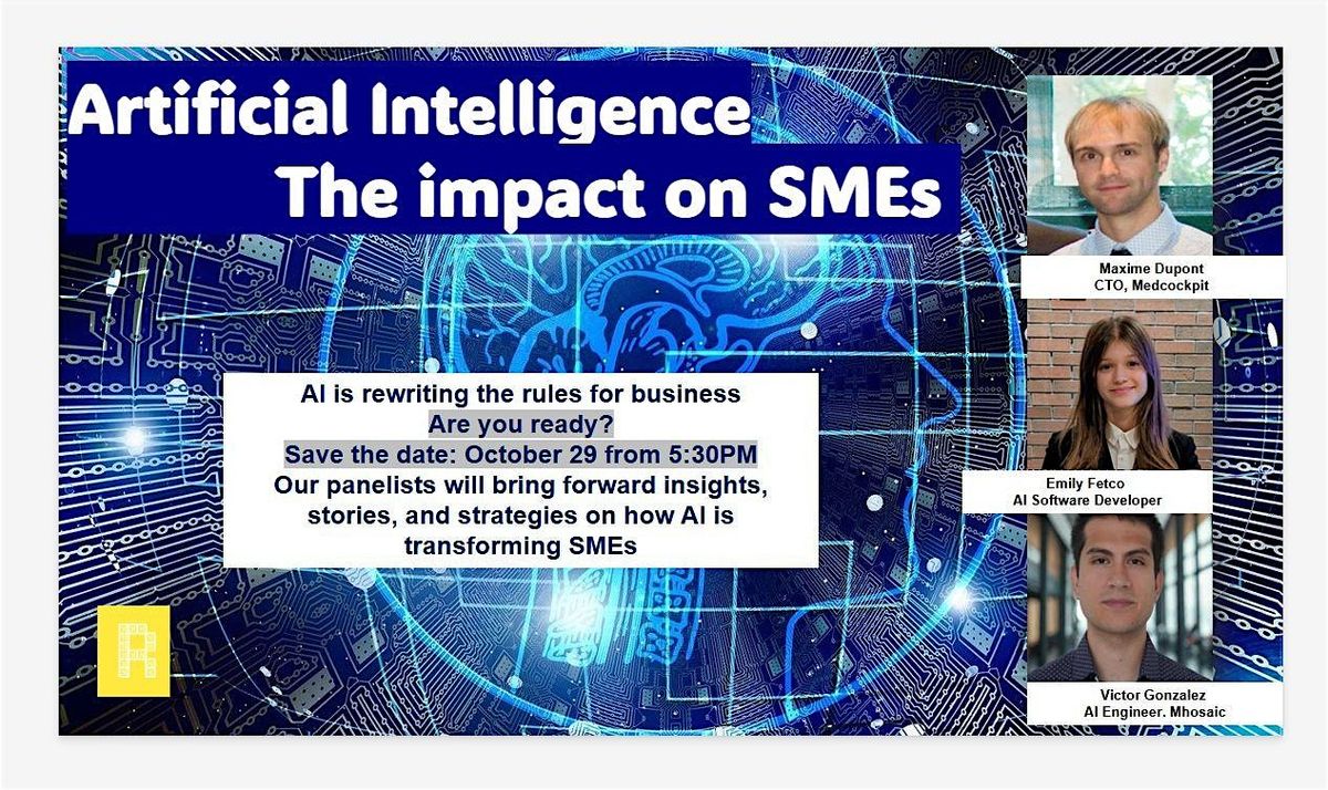 L’impact de l’AI sur les PME/The Impact of AI on SMEs, 29 October | Event in Montréal | AllEvents