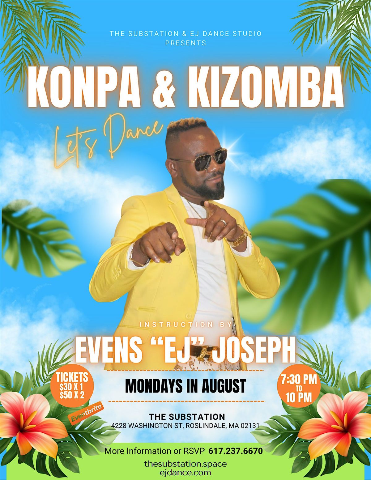 KONPA AND KIZOMBA DANCE WORKSHOP AT THE SUBSTATION!, 4 August | Event in Boston | AllEvents