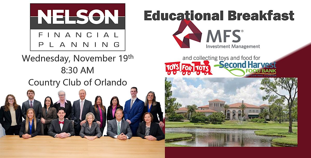 Breakfast and Market Insights with NFP & MFS, 19 November | Event in Orlando | AllEvents