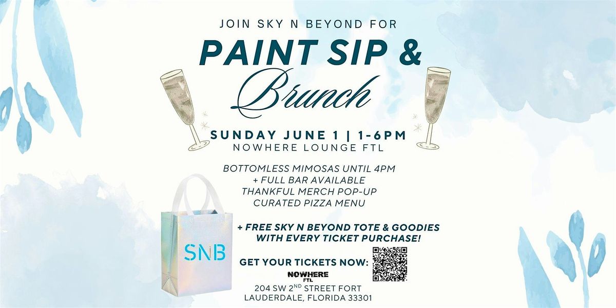 6/01 -  Paint Sip & Brunch | Sky n Beyond, 1 June | Event in Fort Lauderdale | AllEvents