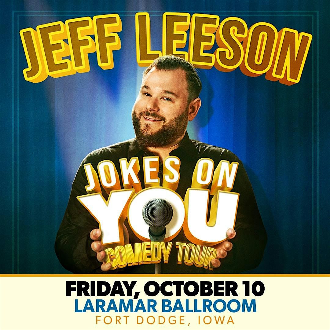 Jeff Leeson, 10 October | Event in Fort Dodge | AllEvents