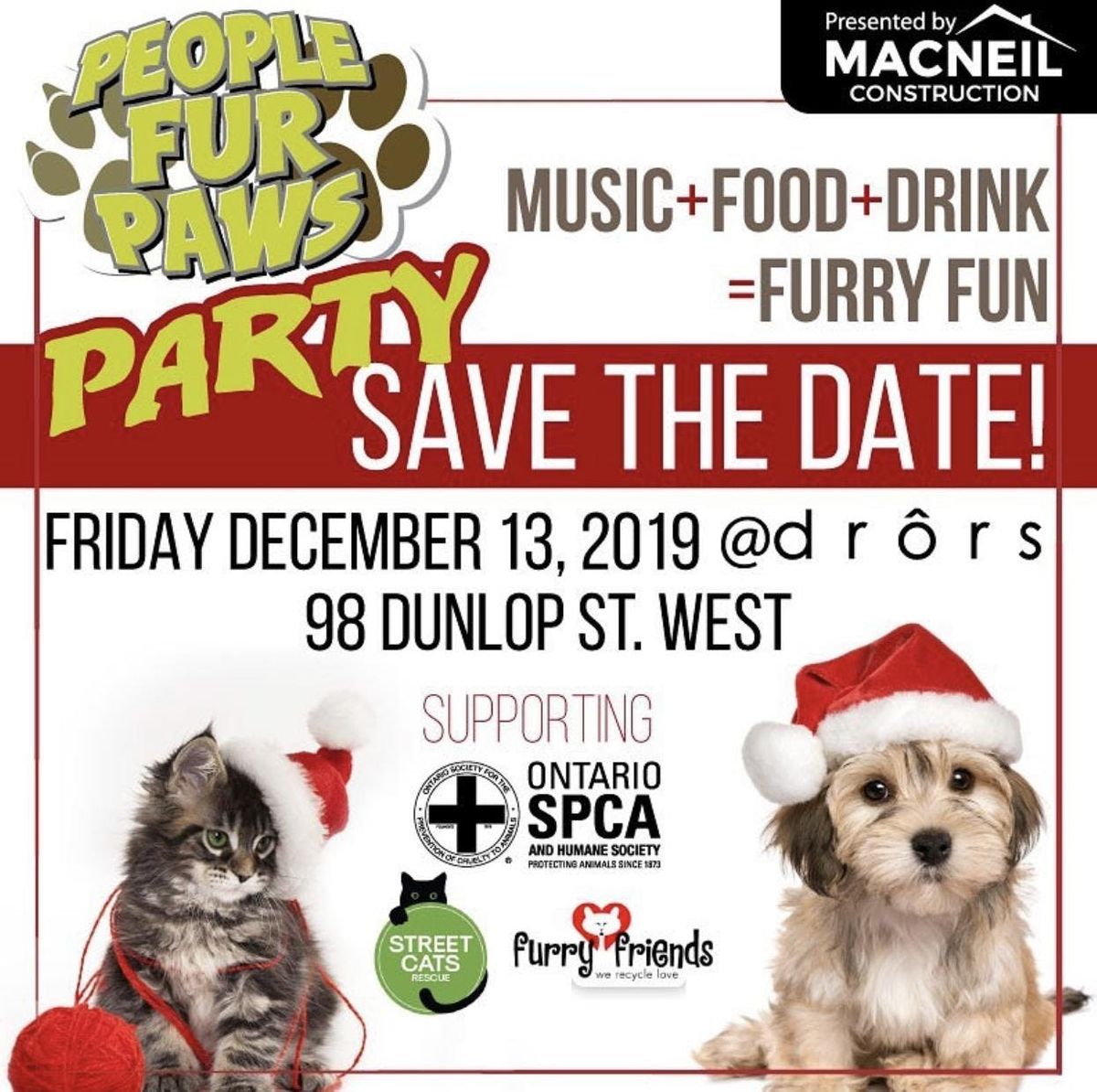 People Fur Paws At 98 Dunlop St W Barrie