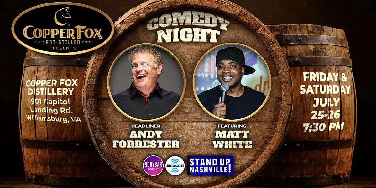 Andy Forrester at Copper Fox - Williamsburg, VA, 26 July | Event in Williamsburg | AllEvents