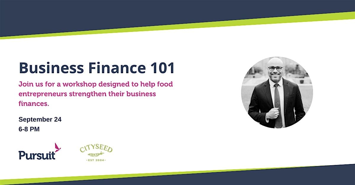 Business Finance 101 with Pursuit, 24 September | Event in New Haven | AllEvents