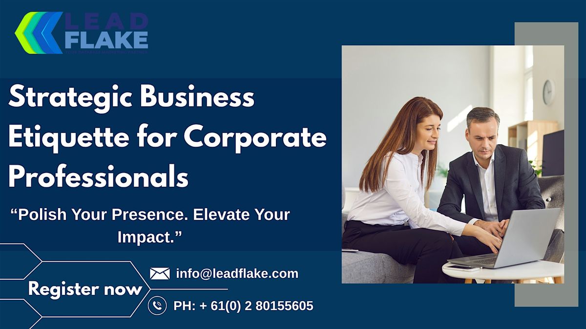 Essential Business Etiquette for Every Professional Workshop - Dunedin, 15 July | Event in Dunedin | AllEvents