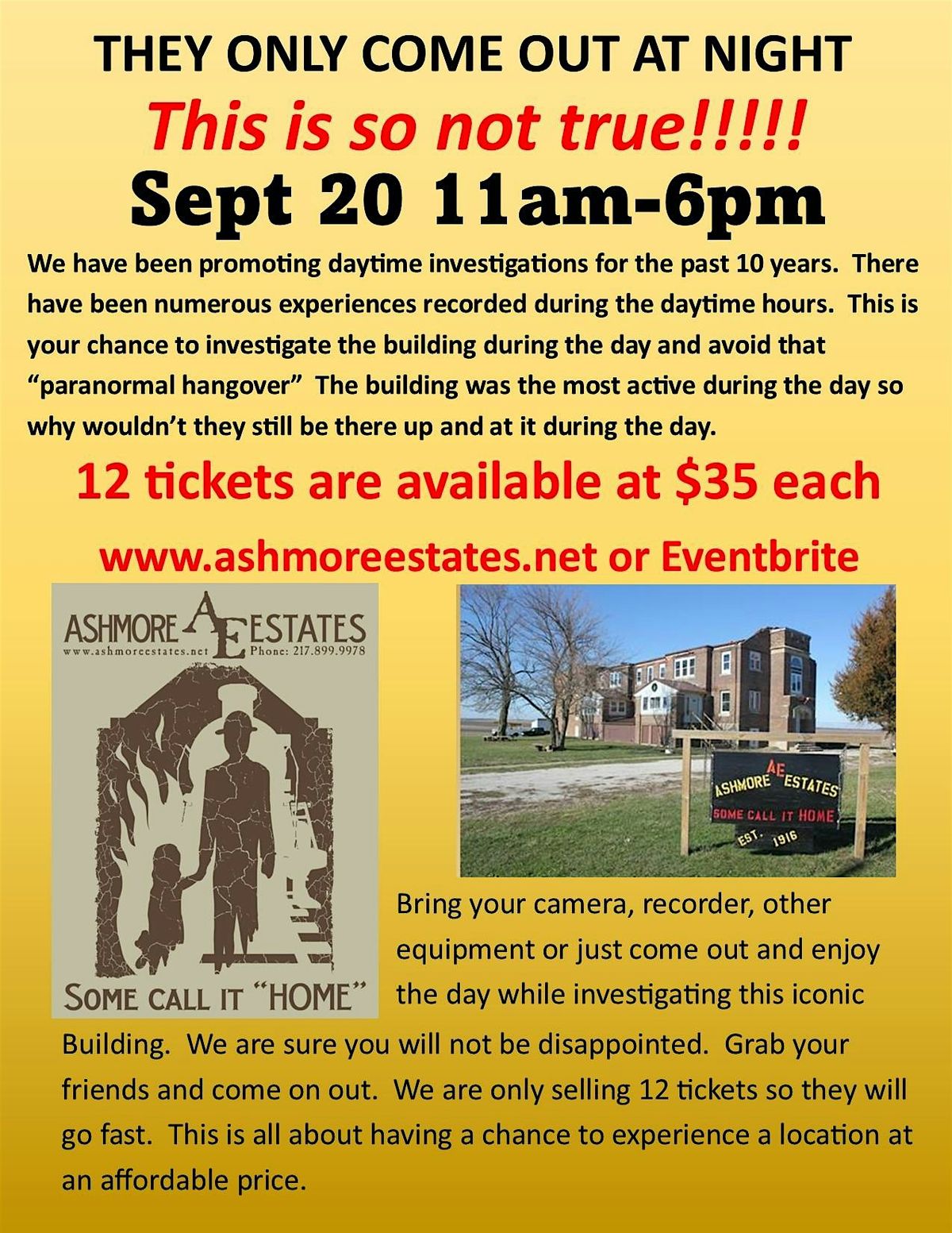 Daytime Investigation at Ashmore Estates, 20 September | Event in Ashmore | AllEvents