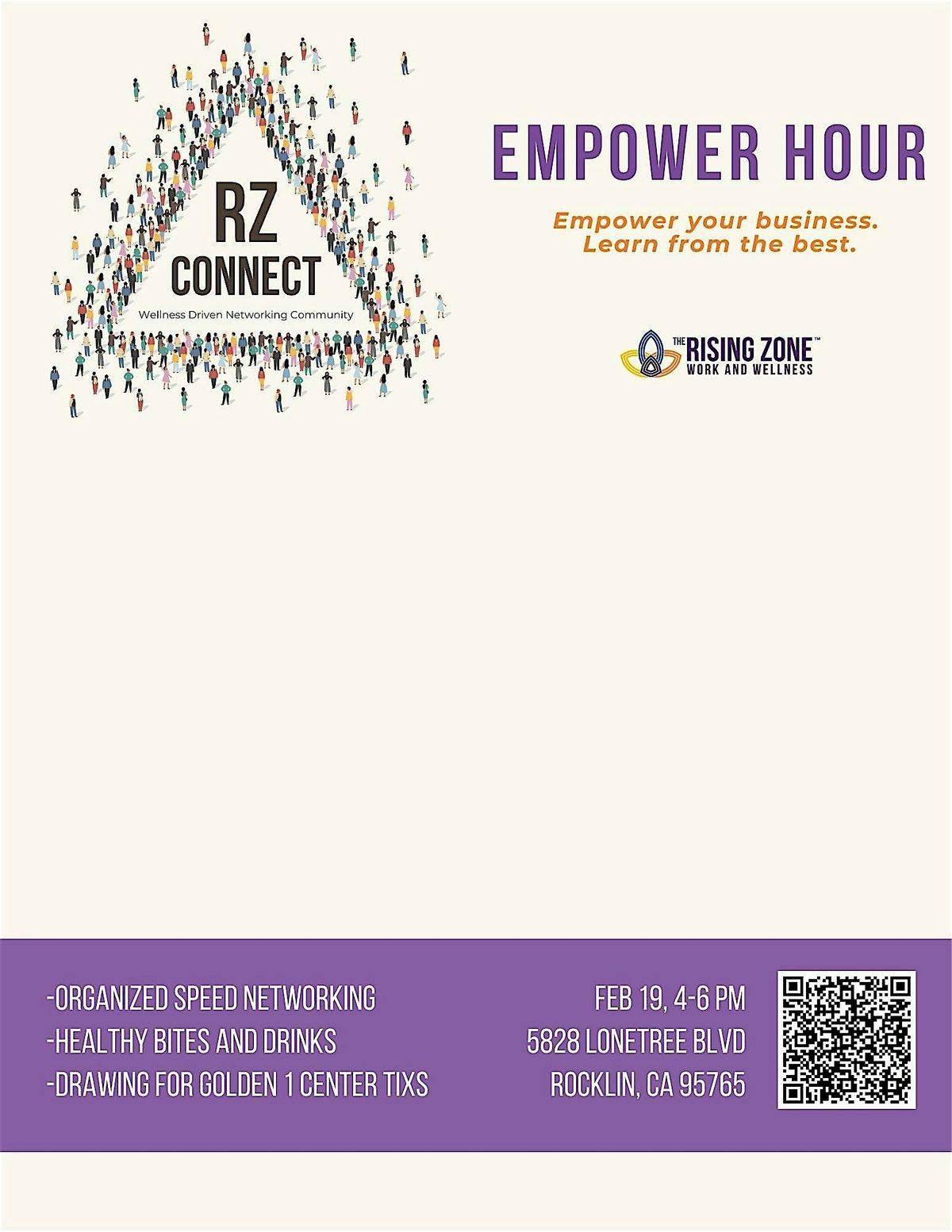 RZ Connect Community - Empower Hour, 18 June | Event in Rocklin | AllEvents