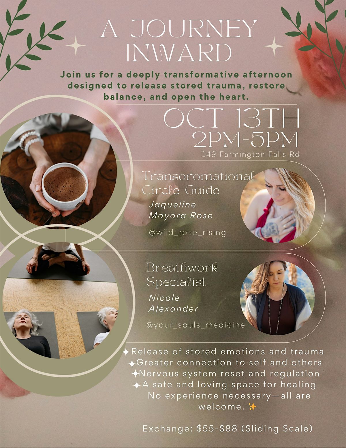Cacao & Sonic Breathwork | A Journey Within, 13 October | Event in Farmington | AllEvents