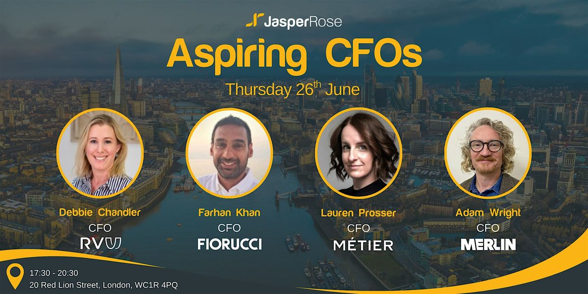 Aspiring CFOs, 26 June | Event in London | AllEvents