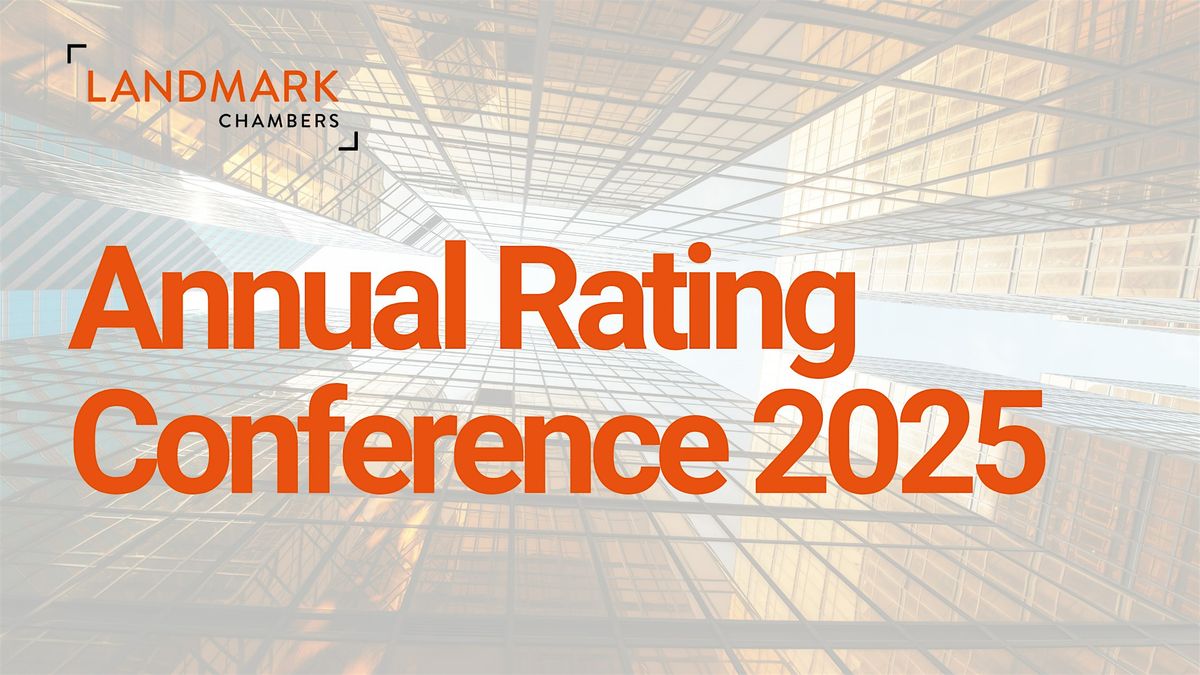 Annual Rating Conference 2025, 13 November | Event in London | AllEvents