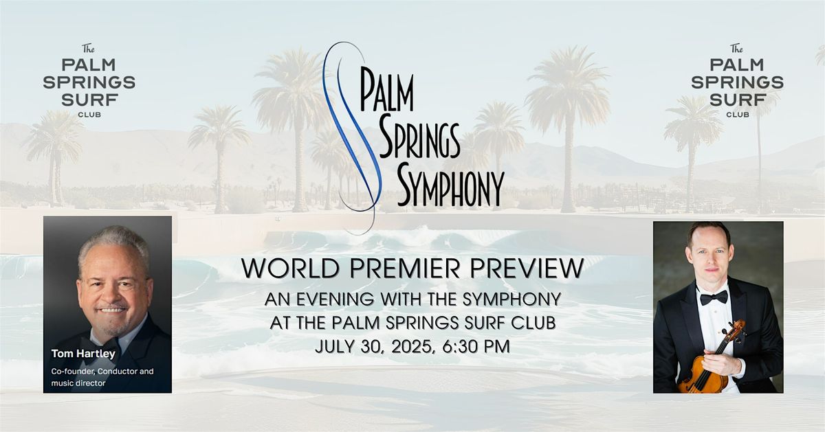 An Evening at the Palm Springs Surf Club, 30 July | Event in Palm Springs | AllEvents