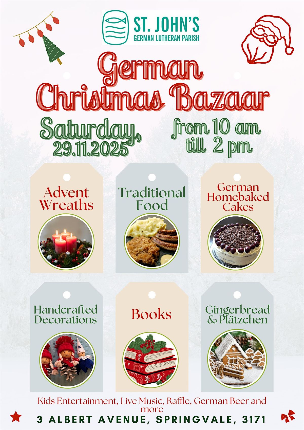 German Christmas Bazaar/ Weihnachtsmarkt, 29 November | Event in Springvale | AllEvents