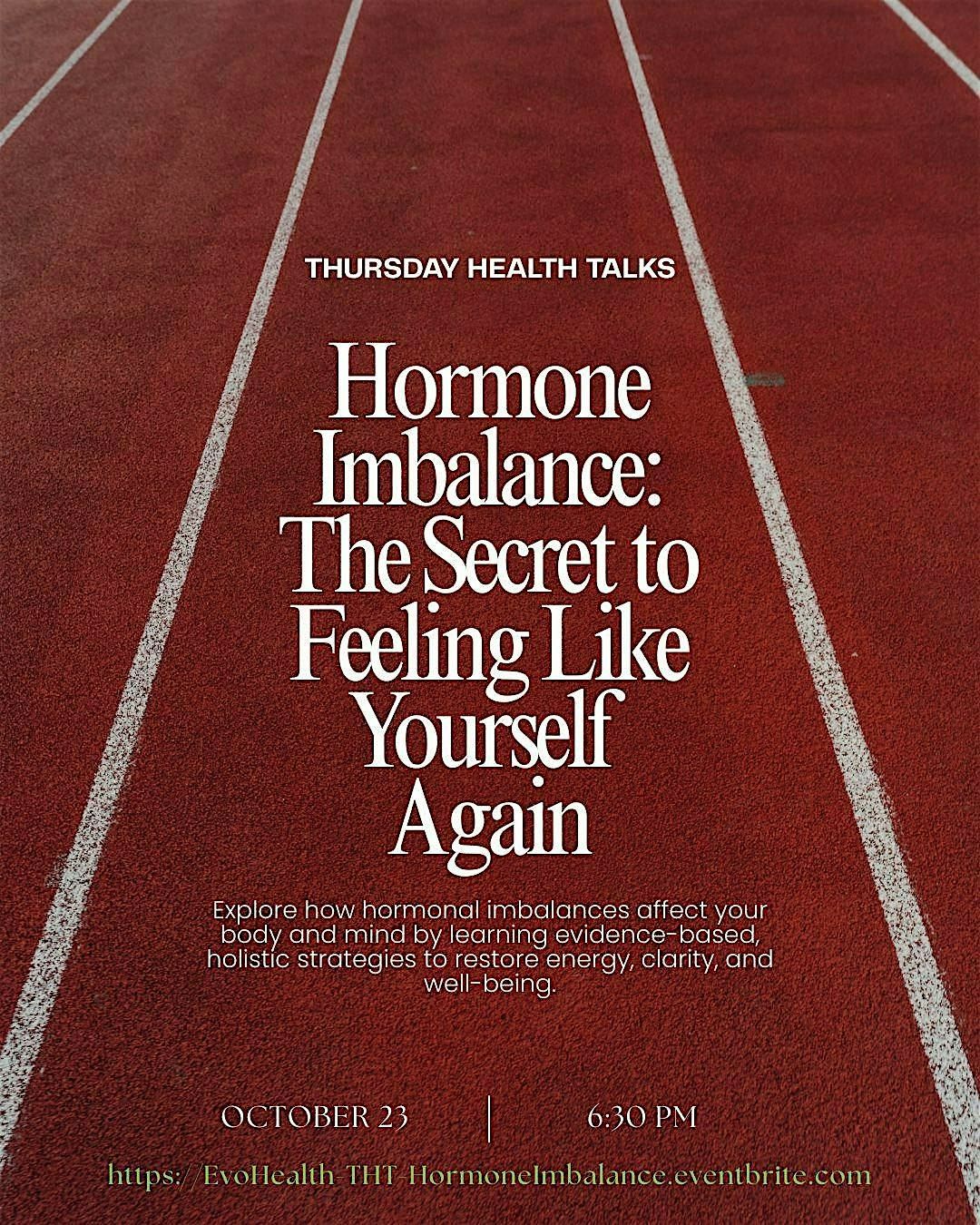 Hormone Imbalance: The Secret to Feeling Like Yourself Again, 23 October | Event in Overland Park | AllEvents