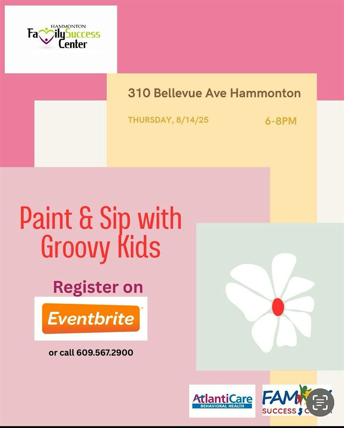 Paint and Sip with Groovy Kids, 14 August | Event in Hammonton | AllEvents