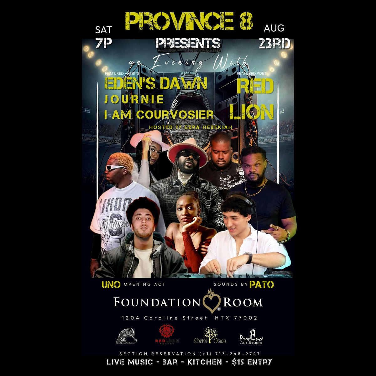 Province 8 Presents:  An Evening of R&B, Hip-Hop  &  Poetry, 23 August | Event in Houston | AllEvents