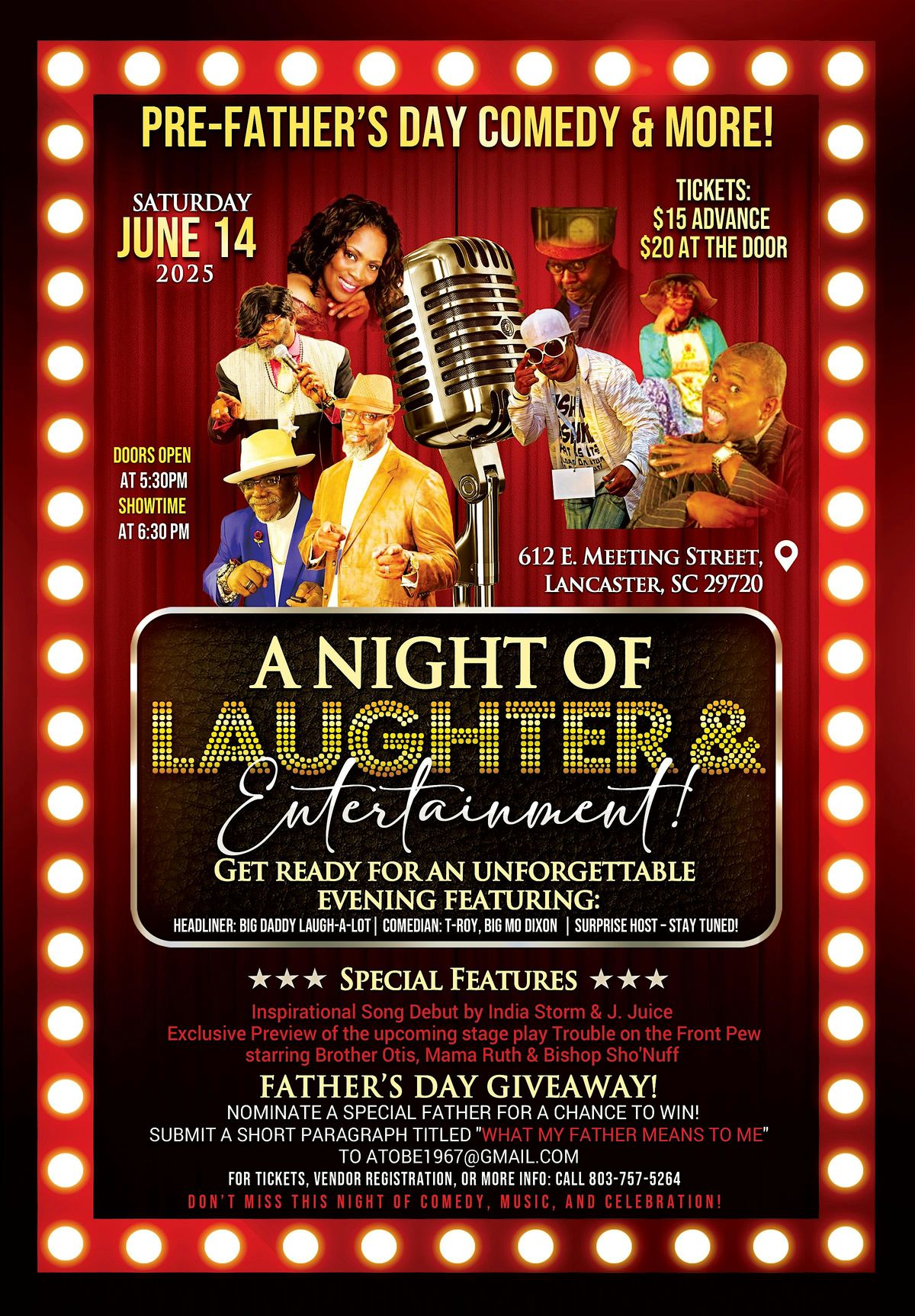 A Night of Laughter and Entertainment, 14 June | Event in Lancaster | AllEvents