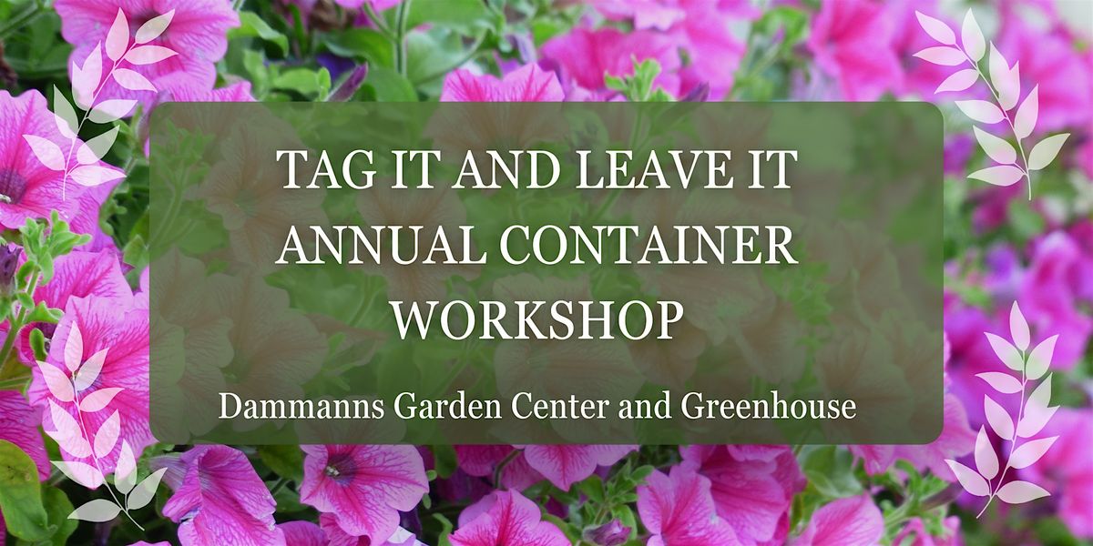 Tag It and Leave It Annual Container Workshop, 29 March | Event in Indianapolis | AllEvents
